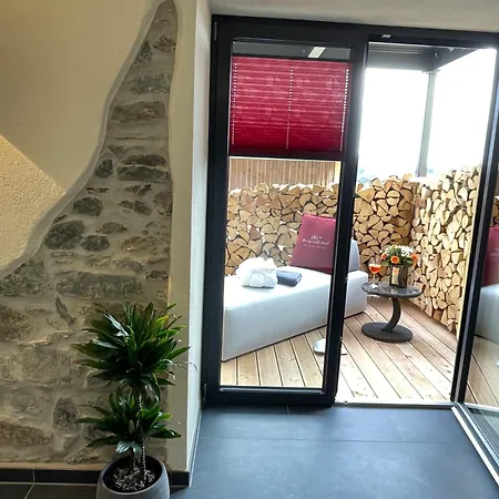 Chalet-ferienwohnung Schlossblick, 51 Qm, Wellness/fitness/sauna - Bergroedelhof * Feilitzsch
