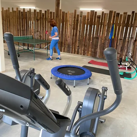 Im Chaletstil Schlossblick 51 Qm Wellness Fitness Sauna Bergroedelhof 아파트 Feilitzsch