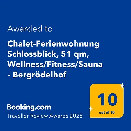 Chalet-ferienwohnung Schlossblick, 51 Qm, Wellness/fitness/sauna - Bergroedelhof * Feilitzsch